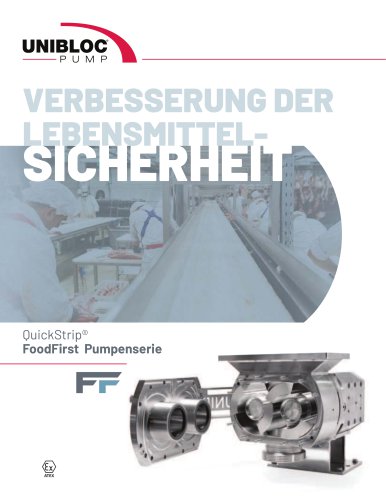 Unibloc® QuickStrip FoodFirst Pumps