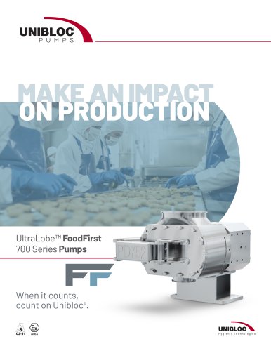 Unibloc® UltraLobe™ FoodFirst Pumps
