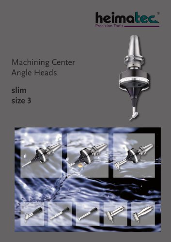 Machining Center Angle Heads slim size 3