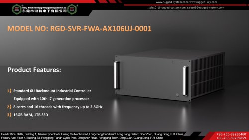 Key Technology Rugged Servers RGD-SVR-FWA-AX106UJ-0001