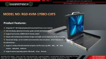RGD-KVM-1708CI-CAT5 Key Technology Rugged KVM switch