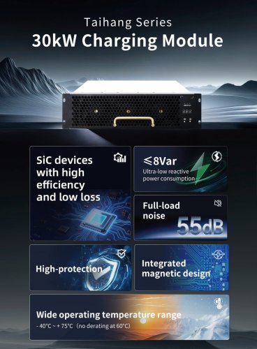 TonHe Technology 30kW CE-certified charging power module