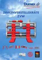 ZINKENVERSTELLGERÄTE ZVW-1