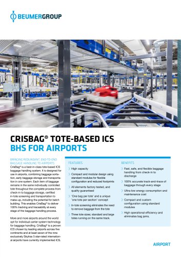CRISBAG® TOTE-BASED ICS