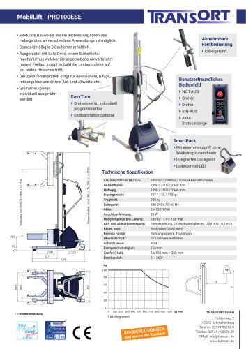 MobilLift - PRO100ESE
