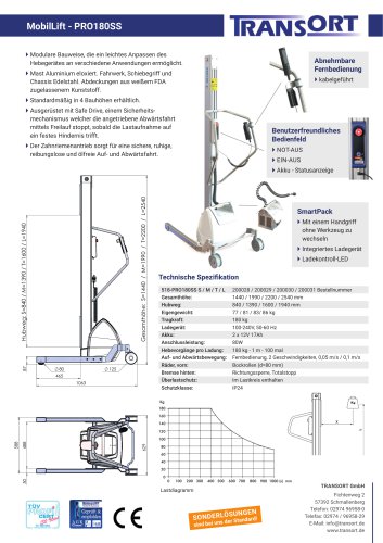 MobilLift - PRO180SS