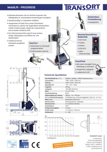 MobilLift - PRO200ESE