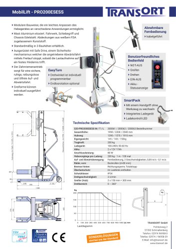 MobilLift - PRO200ESESS