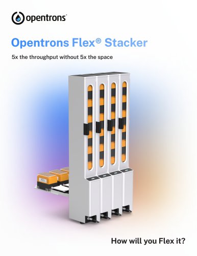 Opentrons Flex&reg; Stacker Brochure