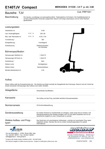 E140TJV Compact