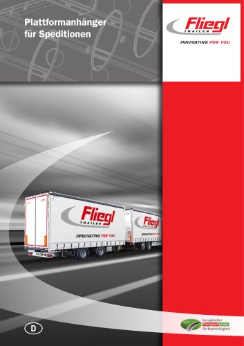 Plattformanhänger  für Speditionen