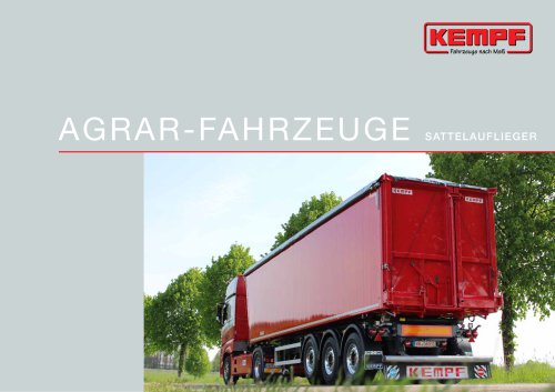 AGRAR-FAHRZEUGE SATTELAUFLIEGER