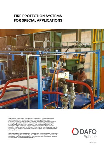 Dafo Vehicle FSS For Special Applications