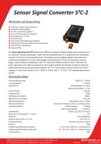 Datasheet S2C-2 Sensor Signal Converter