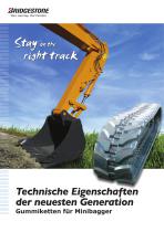Technische Eigenschaften der neuesten Generation Gummiketten für Minibagger-1