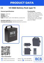 VH-9660 Battery Pack type TC