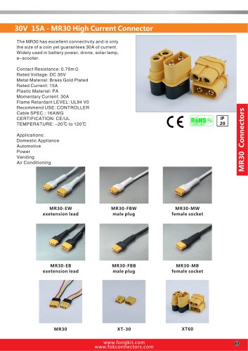 Fongkit MR30 Connector