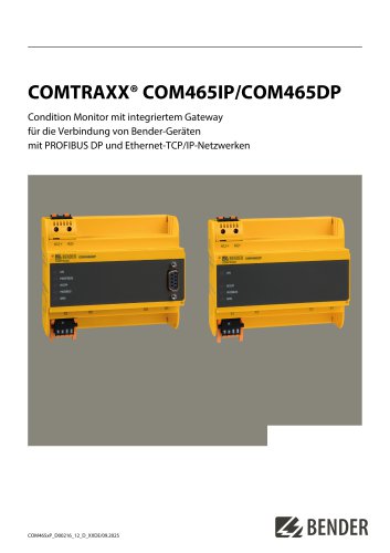 COMTRAXX&reg; COM465IP/COM465DP