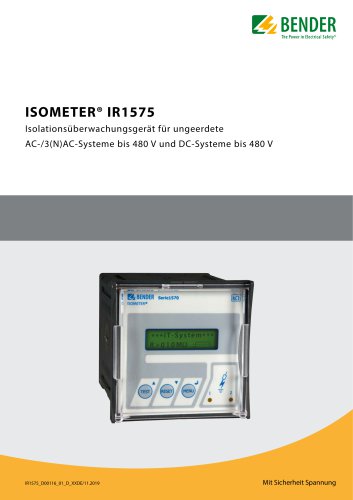 ISOMETER&reg; IR1575