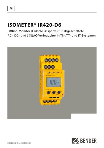 ISOMETER&reg; IR420-D6