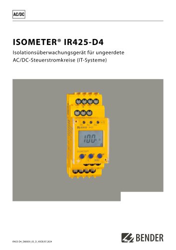 ISOMETER&reg; IR425-D4