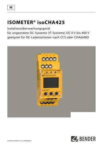 ISOMETER&reg; isoCHA425