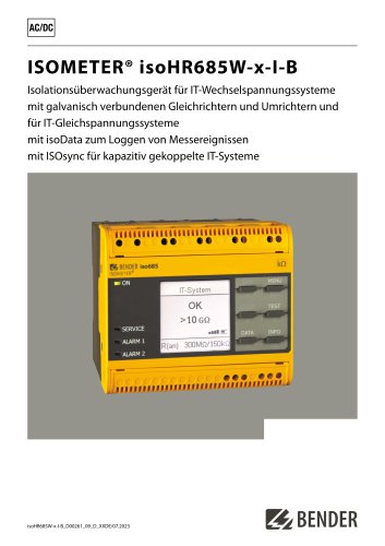 ISOMETER&reg; isoHR685W-x-I-B