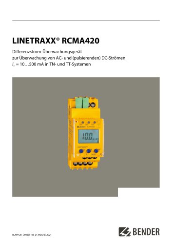 LINETRAXX&reg; RCMA420