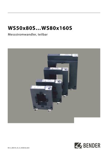 WS50x80S&hellip;WS80x160S