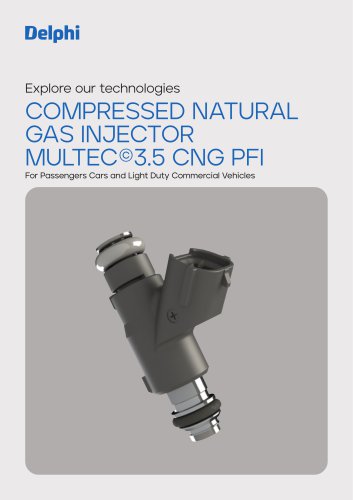 COMPRESSED NATURAL GAS INJECTOR MULTEC&copy;3.5 CNG PFI