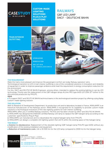 GBF LED LAMP &ndash; SNCF/DEUTSCHE BAHN