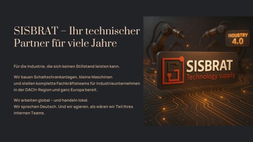 SISBRAT &ndash; Schaltschrankbau, Maschinenbau & Fachkr&auml;fte-Outsourcing aus Polen.