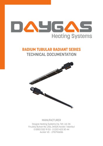 RADIUM TUBULAR RADIANT SERIES