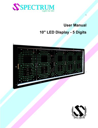 LED Display for gas stations LED 10&acute;&acute;- 5