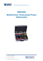 SMG3000 Multifunction Three-phase Phase Voltam-meter-Catalog