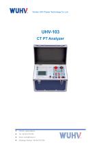 UHV-103 CT PT Comprehensive Analyzer -Catalog