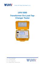UHV-3000 On Load Tap Changer Characteristic Tester-Catalog