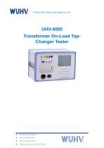 UHV-4000 Transformer On-Load Switch Tester-Catalog