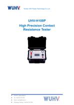 UHV-H100P High Precision Contact Resistance Test Set -Catalog