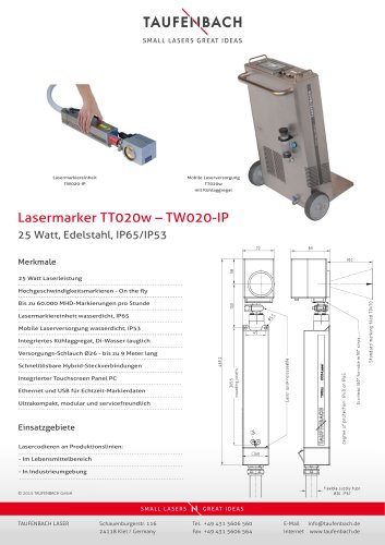 TT020w &ndash; TW020-IP
