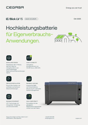 Datenblatt E/Bick LV