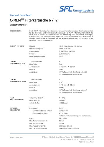 C-MEM_Filterkartusche