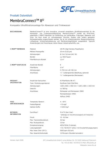 MembraConnect 8-12