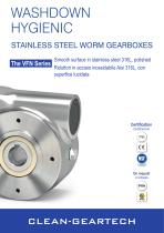 WASHDOWN HYGIENIC The VFN Series