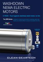 WASHDOWN NEMA ELECTRIC MOTORS The SPM Series 