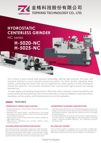 TOPKING NC Centerless Grinder | H-5025-NC