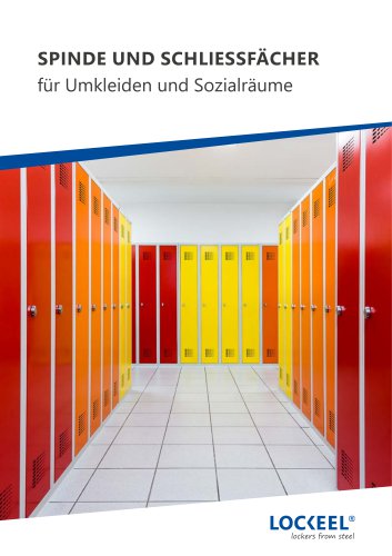 Spinde und Schlie&szlig;f&auml;cher
