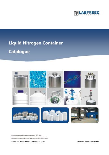 Liquid Nitrogen Container Catalogue