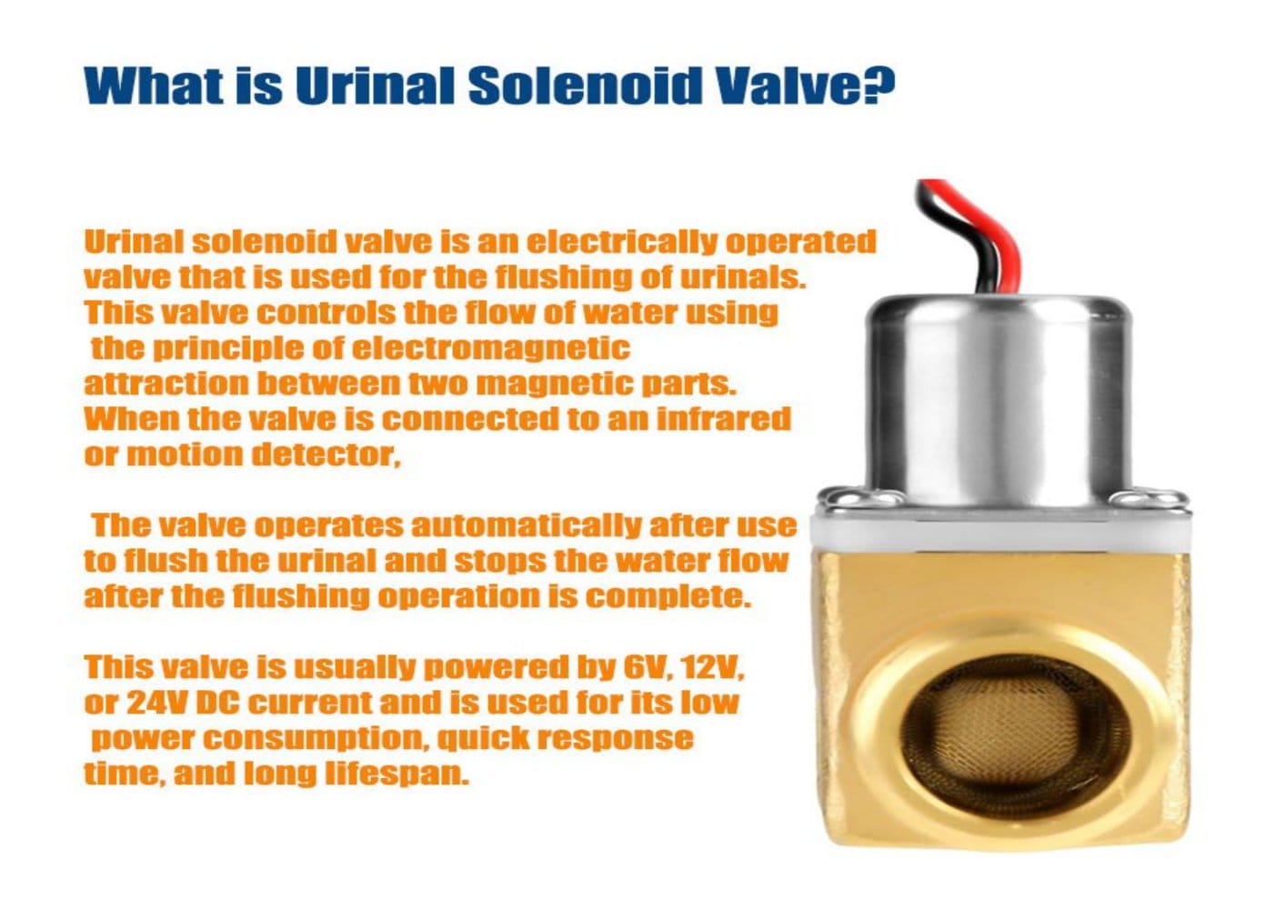 WL1854 Urinal Solenoid Valve Application - Weilong Intelligent Technology (Dongguan) Co., Ltd.