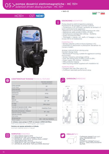 solenoid driven dosing pumps